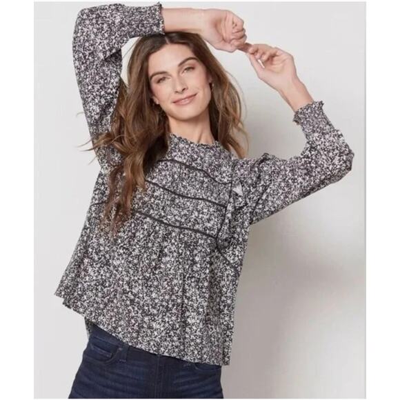 RAILS NWT Kadi Blouse in Onyx Meadow // XL - Picture 1 of 15